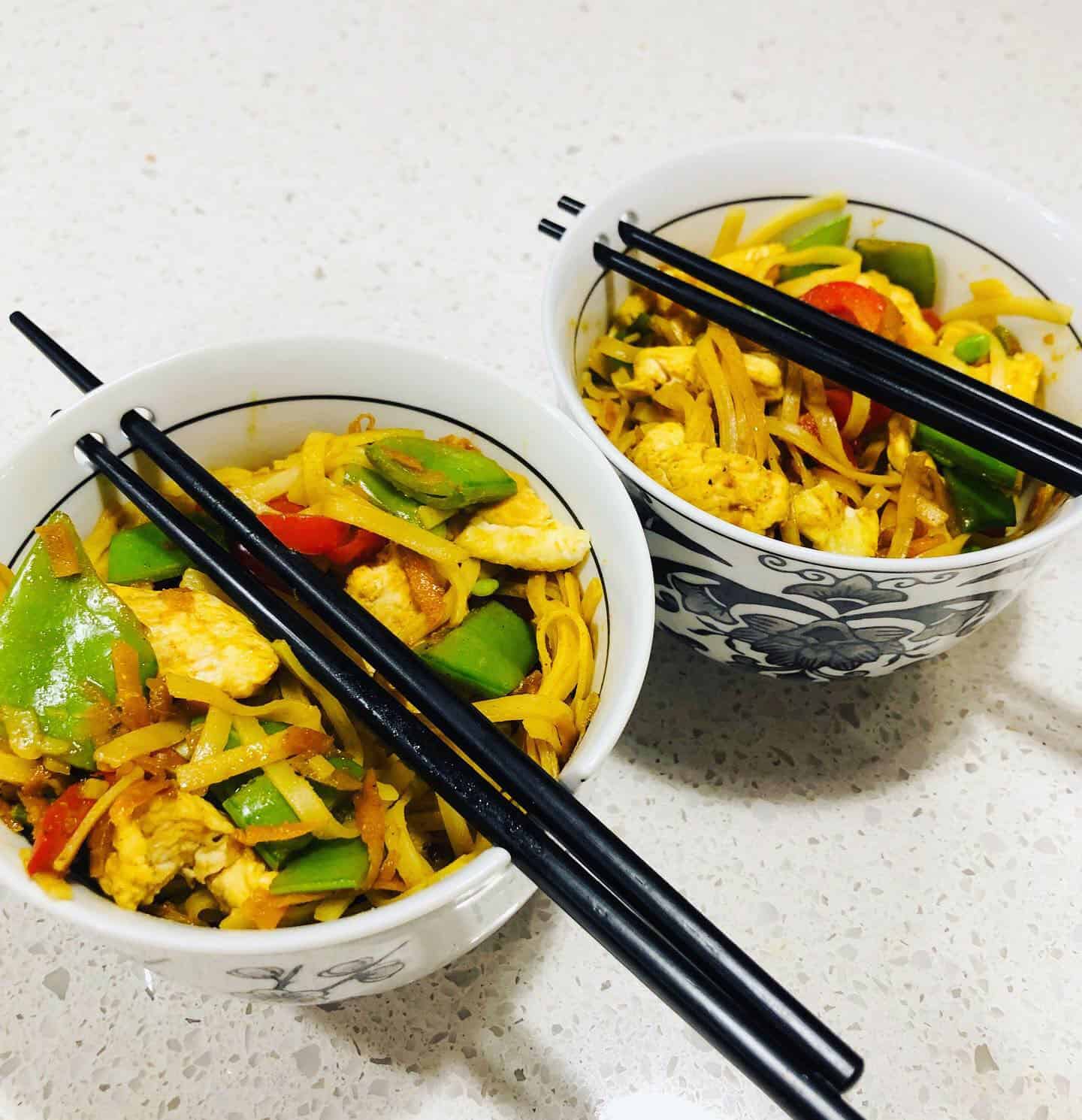 Singapore Noodles Quick, Easy and Delicious recipe