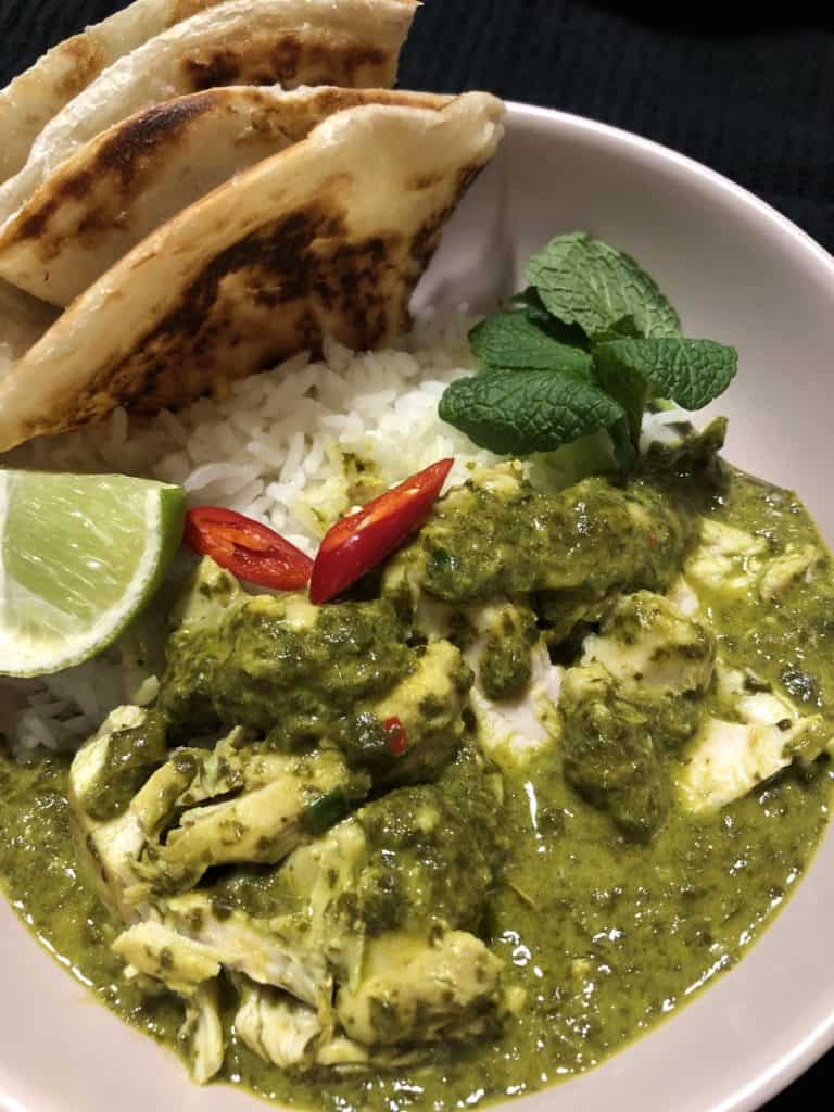 Healthy Green Chicken curry