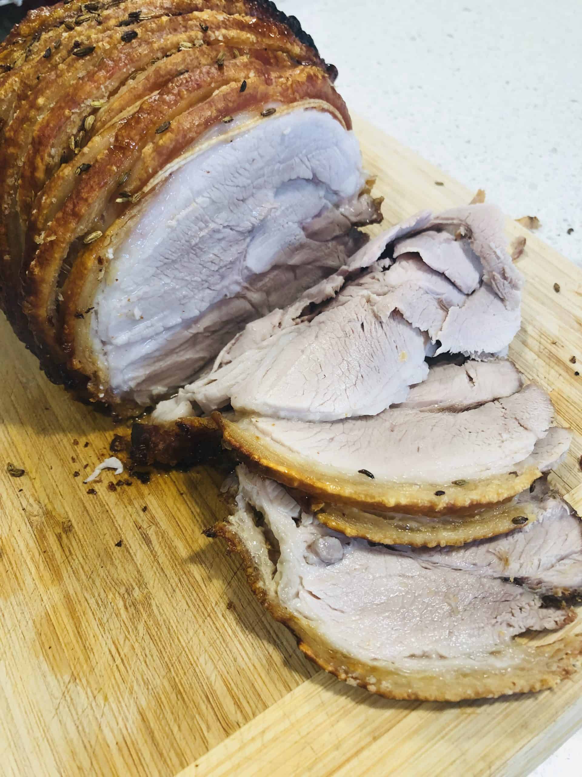 Roast Pork with Crispy Crackling Mrsfoodiemumma