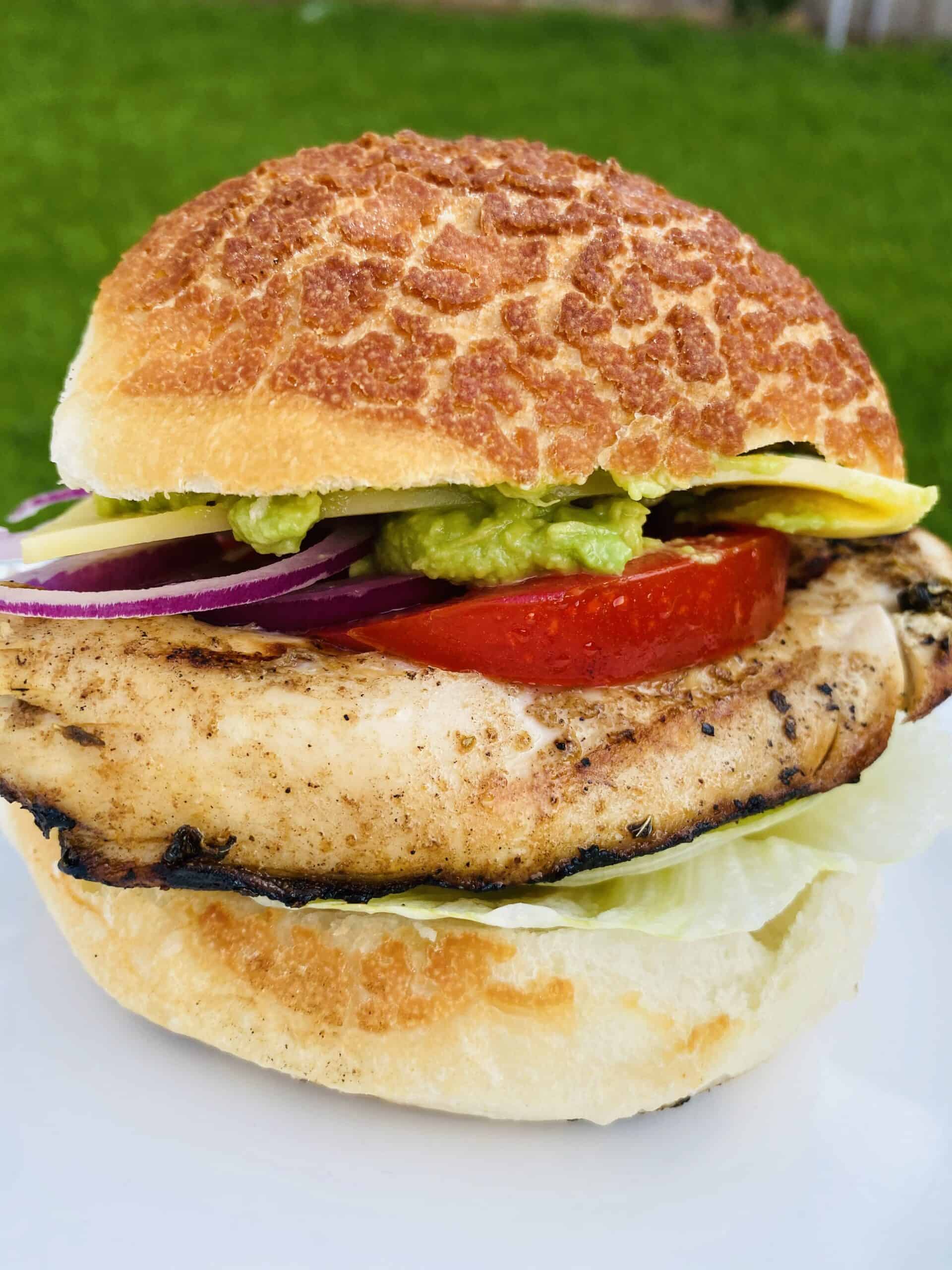 Grilled Chicken burgers - Mrsfoodiemumma