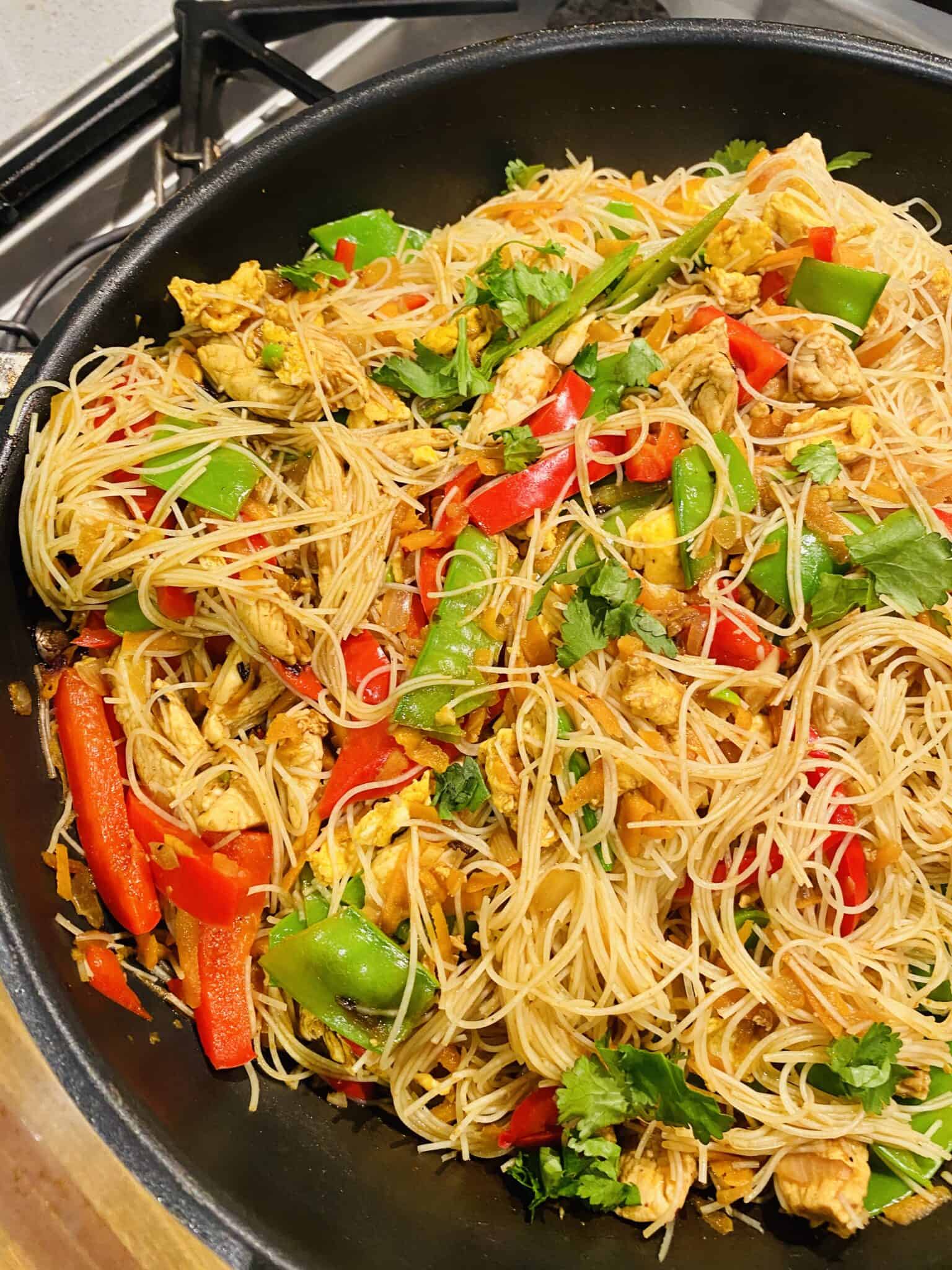 Singapore Noodles Quick, Easy and Delicious recipe